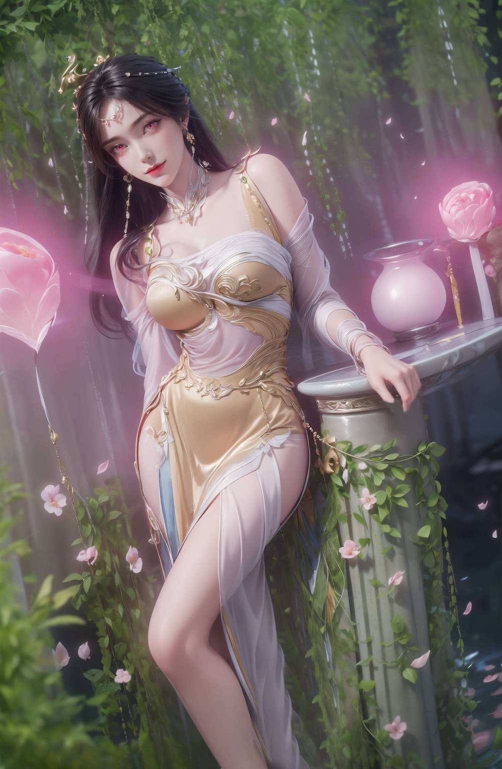 国漫美女金瓶儿诛仙世界舞翩跹