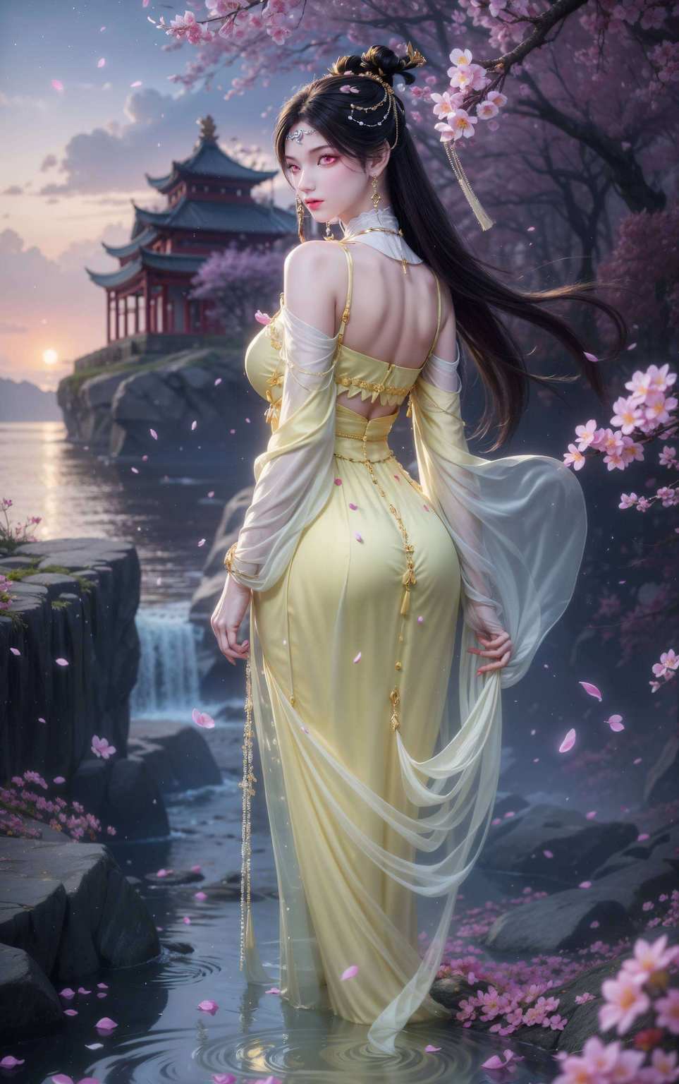 诛仙景色妍美女翩翩仙