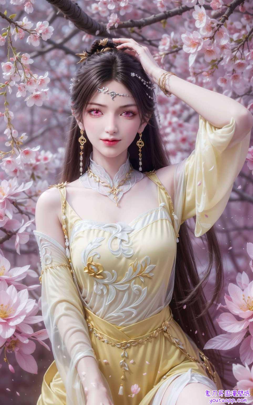 她时而柔情似水时而英气逼人
