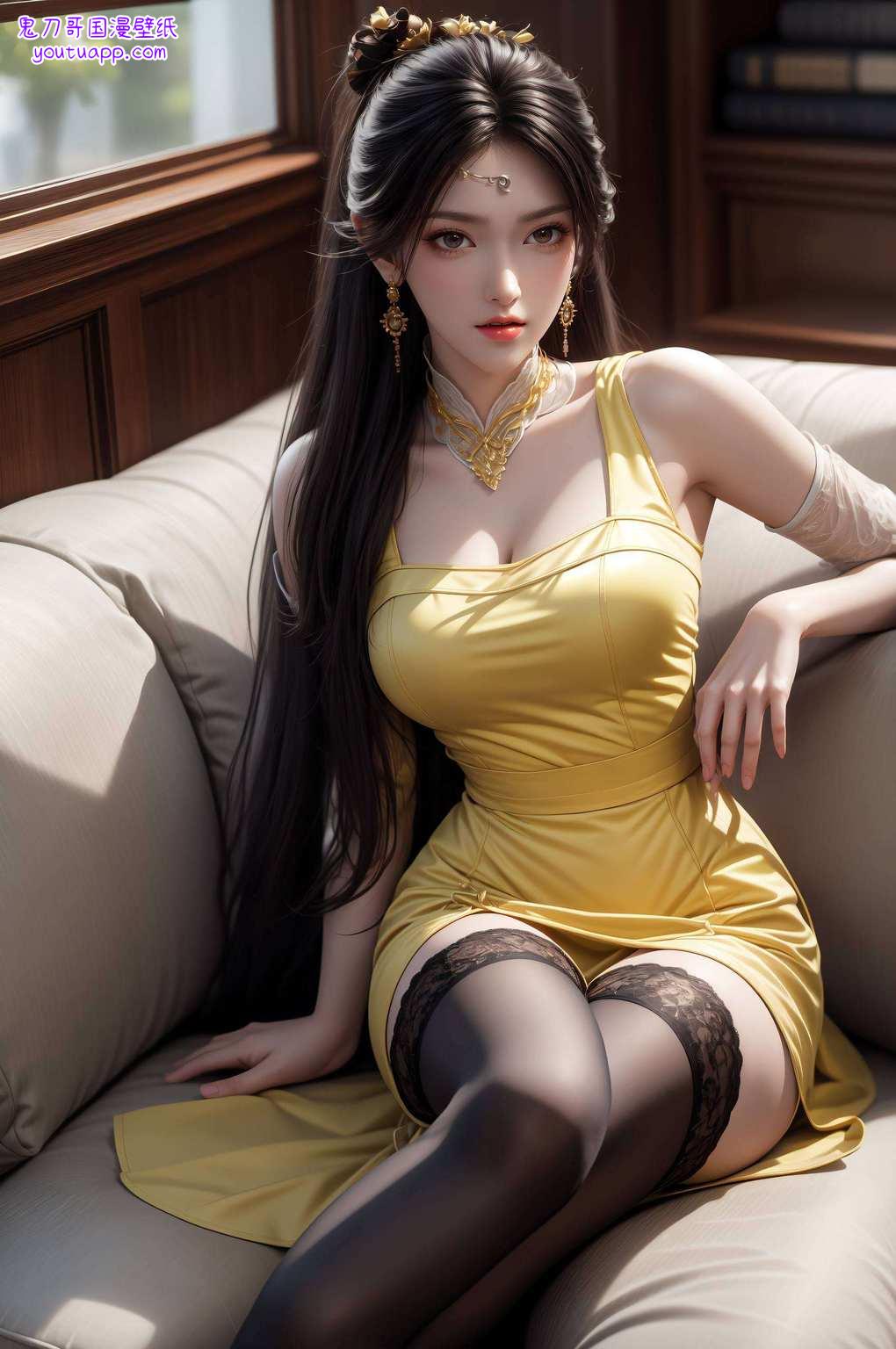 金瓶儿那抹伤心壁纸中的绝世美女