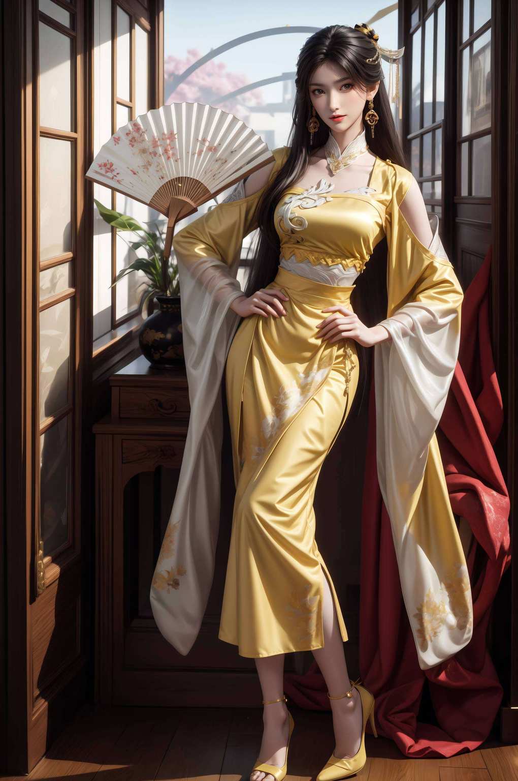 你想要的美女壁纸从金瓶儿的深情凝视
