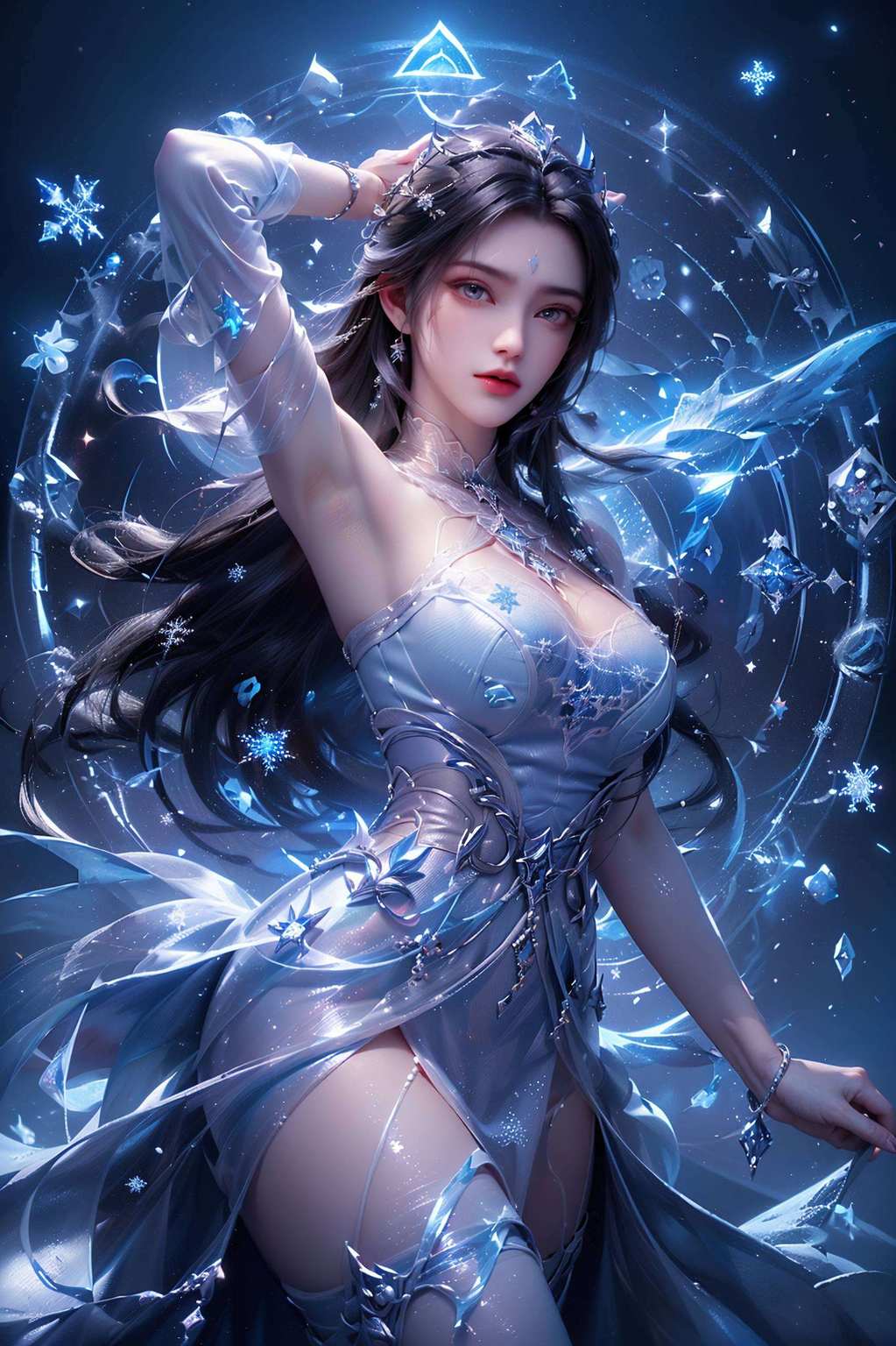 让人看了心花怒放一身古装飘逸如仙