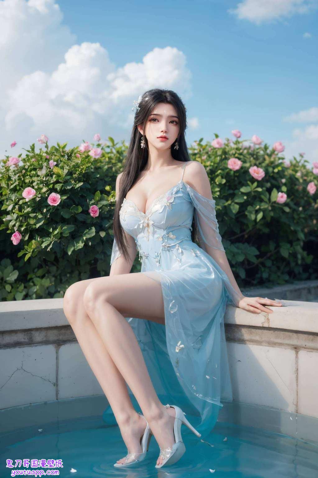 剑眉星目一袭白衣如雪