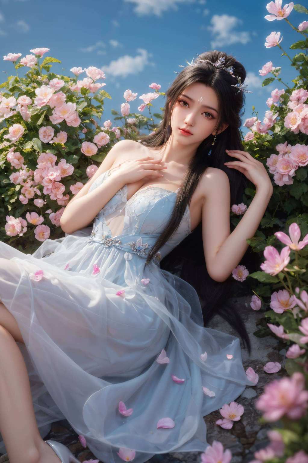 如同一抹清风她的眼神深邃