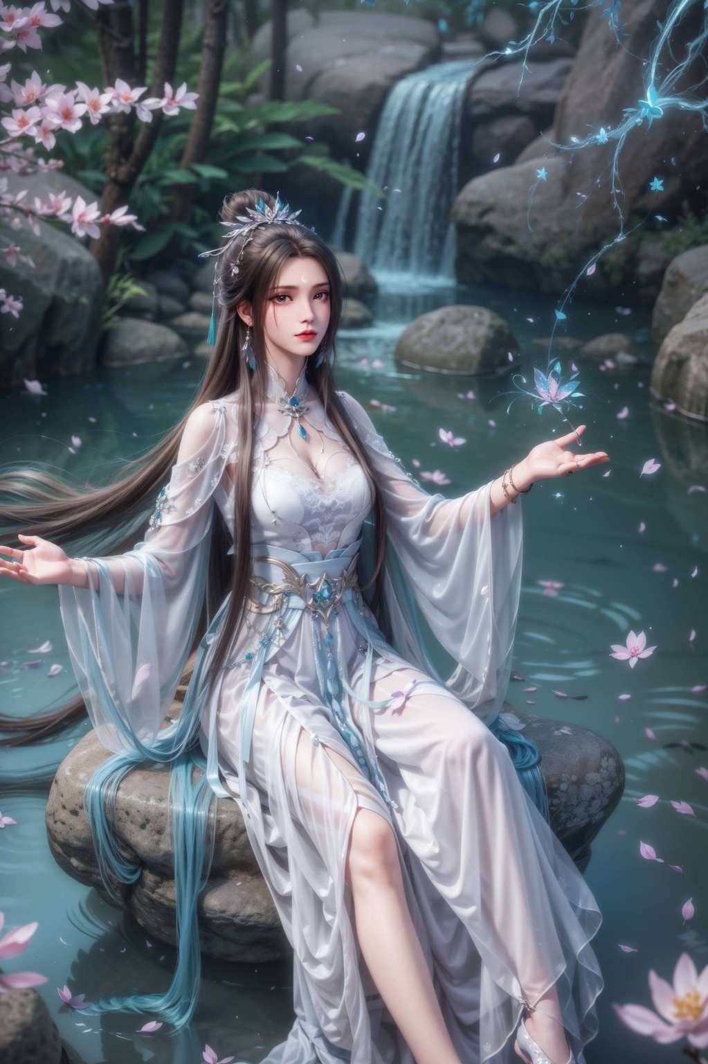 其容颜皎若秋月如动漫女神