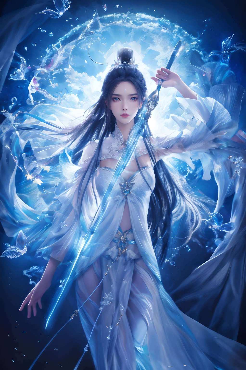 宛如壁画中的仙子陆雪琪以其独特的魅力