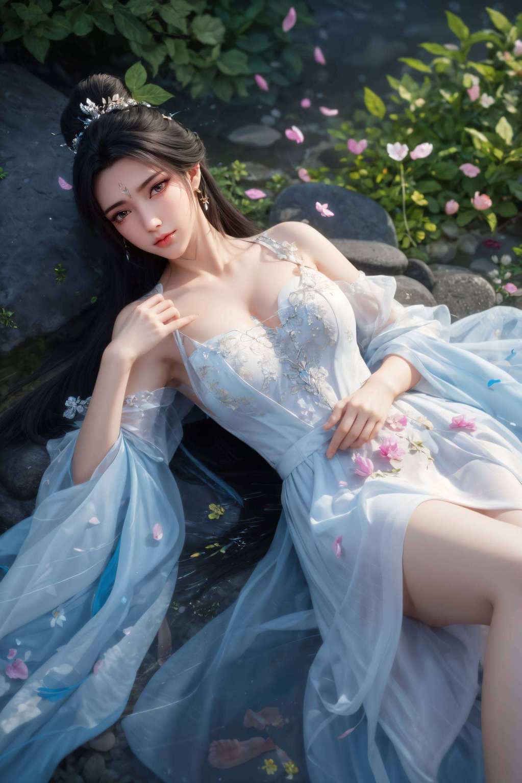 在绚丽多彩的AIGC壁纸世界这位国漫美女