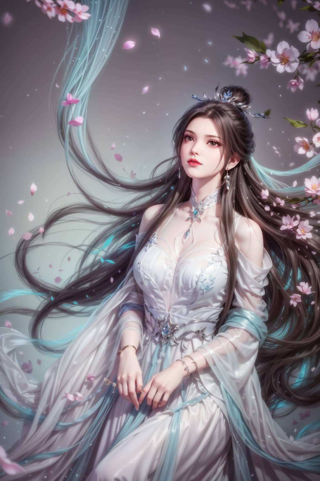 美艳动人观其iPad艺术壁纸
