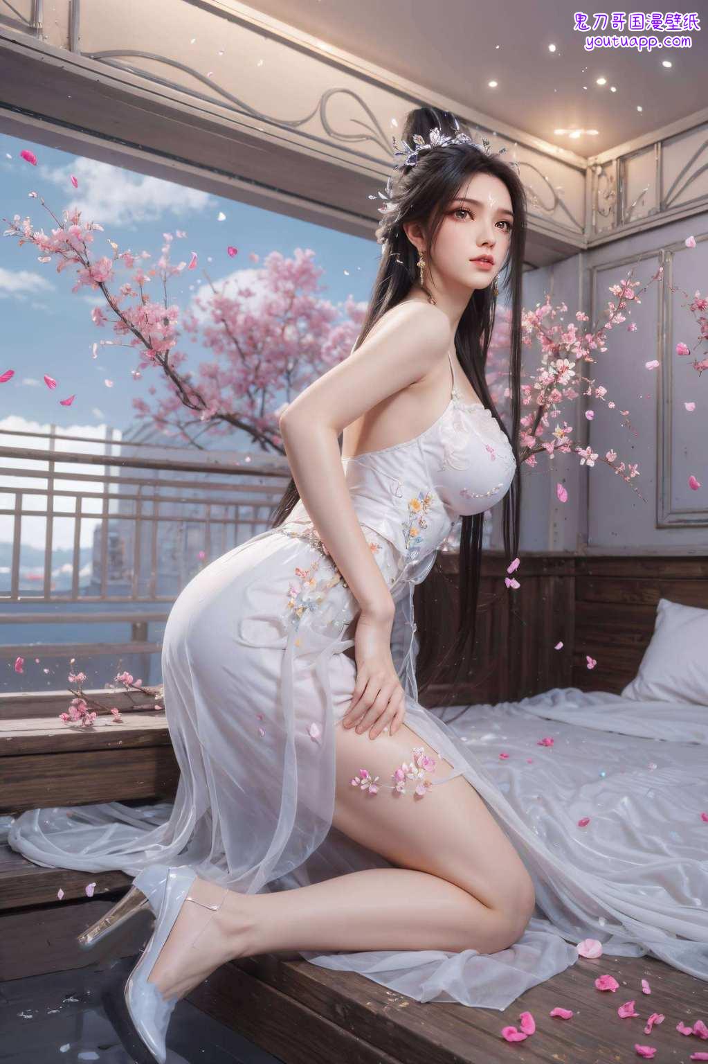 陆雪琪的美更是被赋予了灵魂如同壁画中走出的精灵