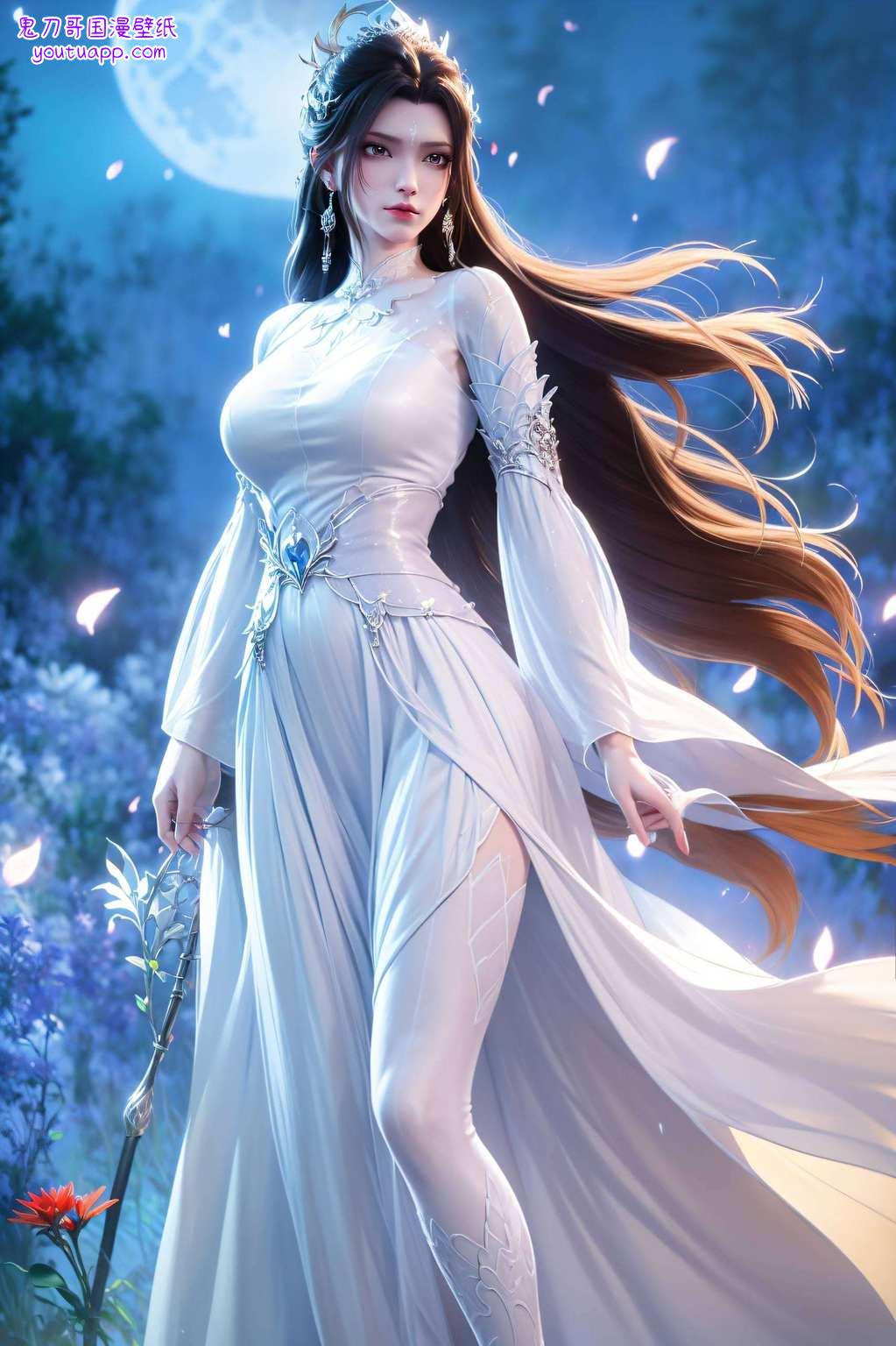 我总被那抹清丽的身影所吸引如同动漫中的美丽传说