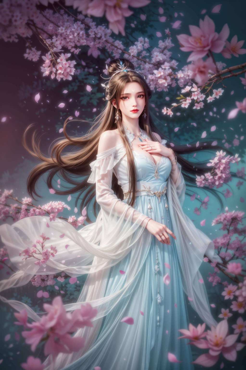 不仅有咱们的国民女神陆雪琪的唯美横屏图这回来点古风韵味儿的！全新上线的陆雪琪壁纸大集合