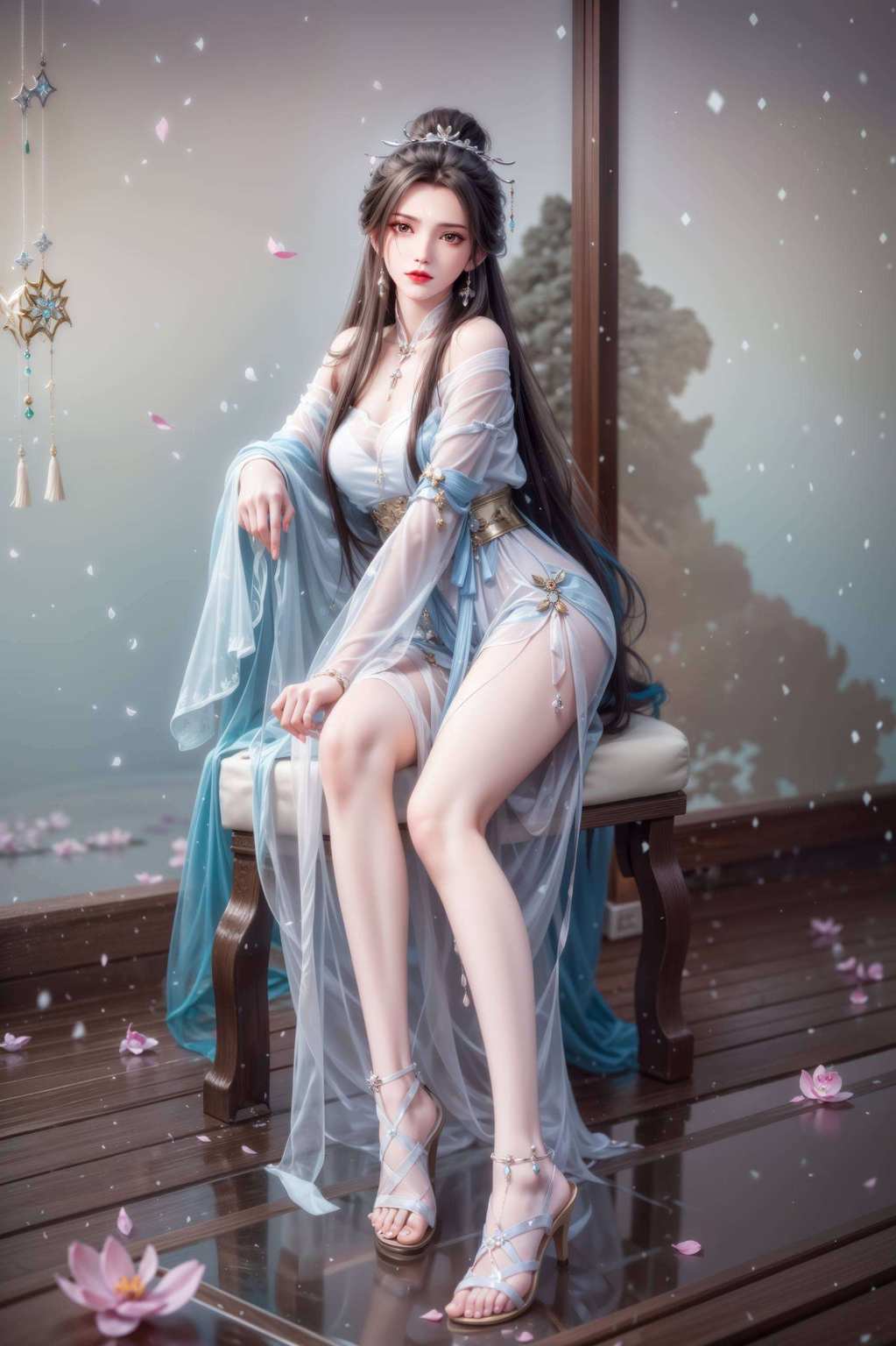 这位来自诛仙的冰美人让你的平板电脑也感受一下这股玄幻之美吧！