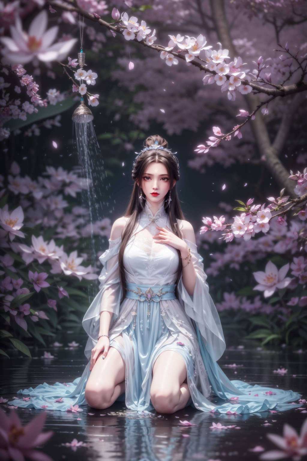 陆雪琪者iPad屏上