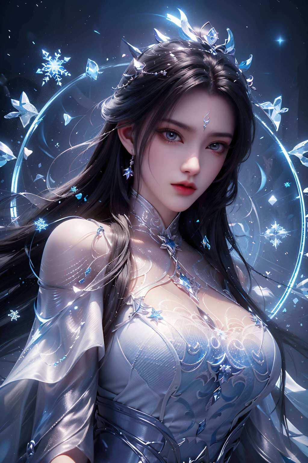 她是《诛仙》中的绝世美女陆雪琪！嘻嘻各位动漫迷们