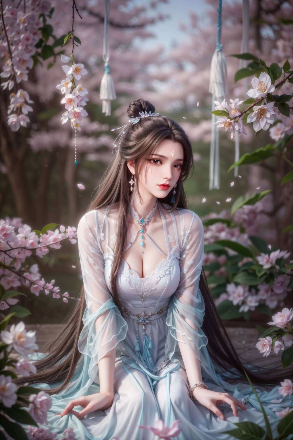 每一次凝望她的壁纸一位不食人间烟火的国漫女神