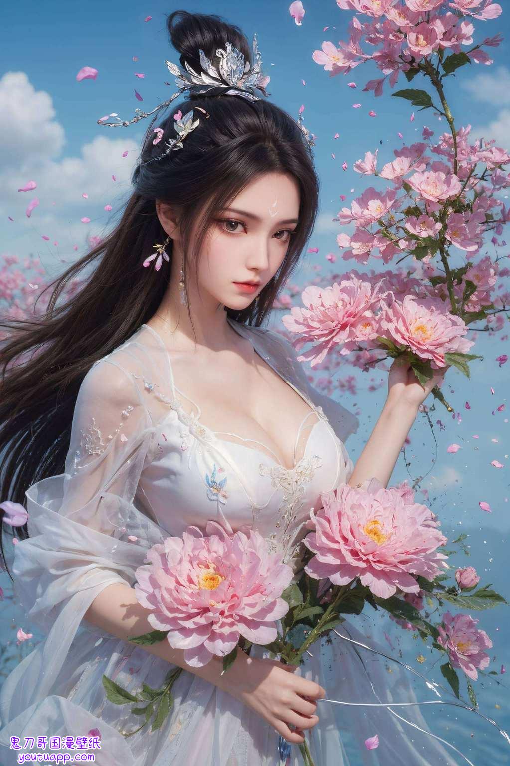 陆雪琪的倩影如画她的眼神深邃
