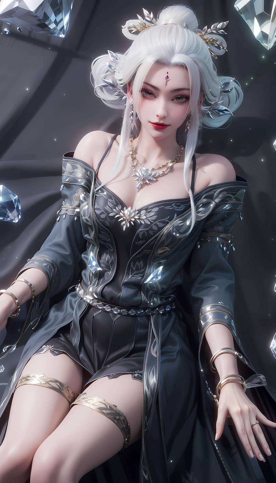 美女动漫共芳年小白壁纸映诛仙