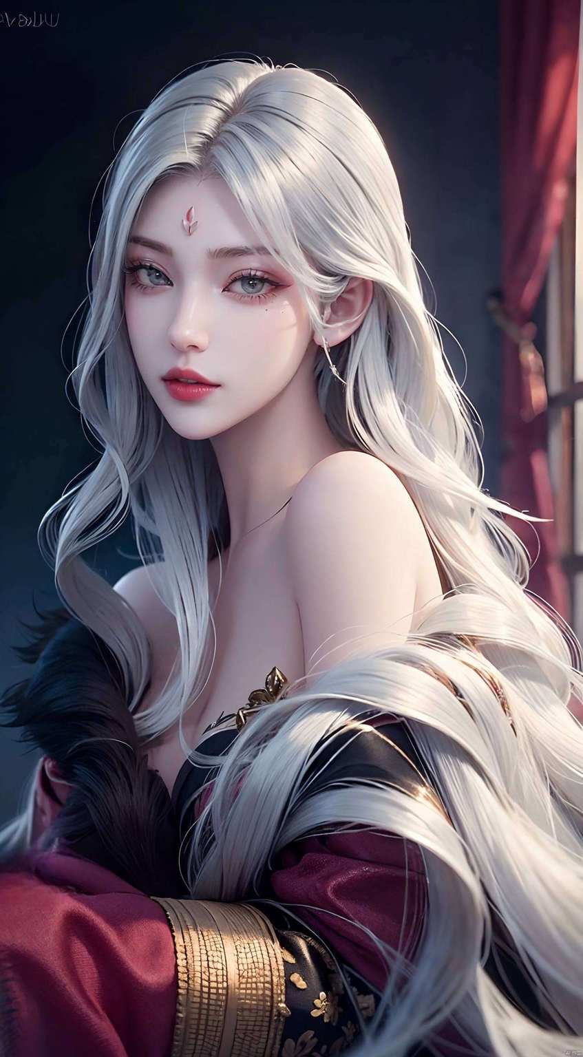 宛若壁画玄幻之中