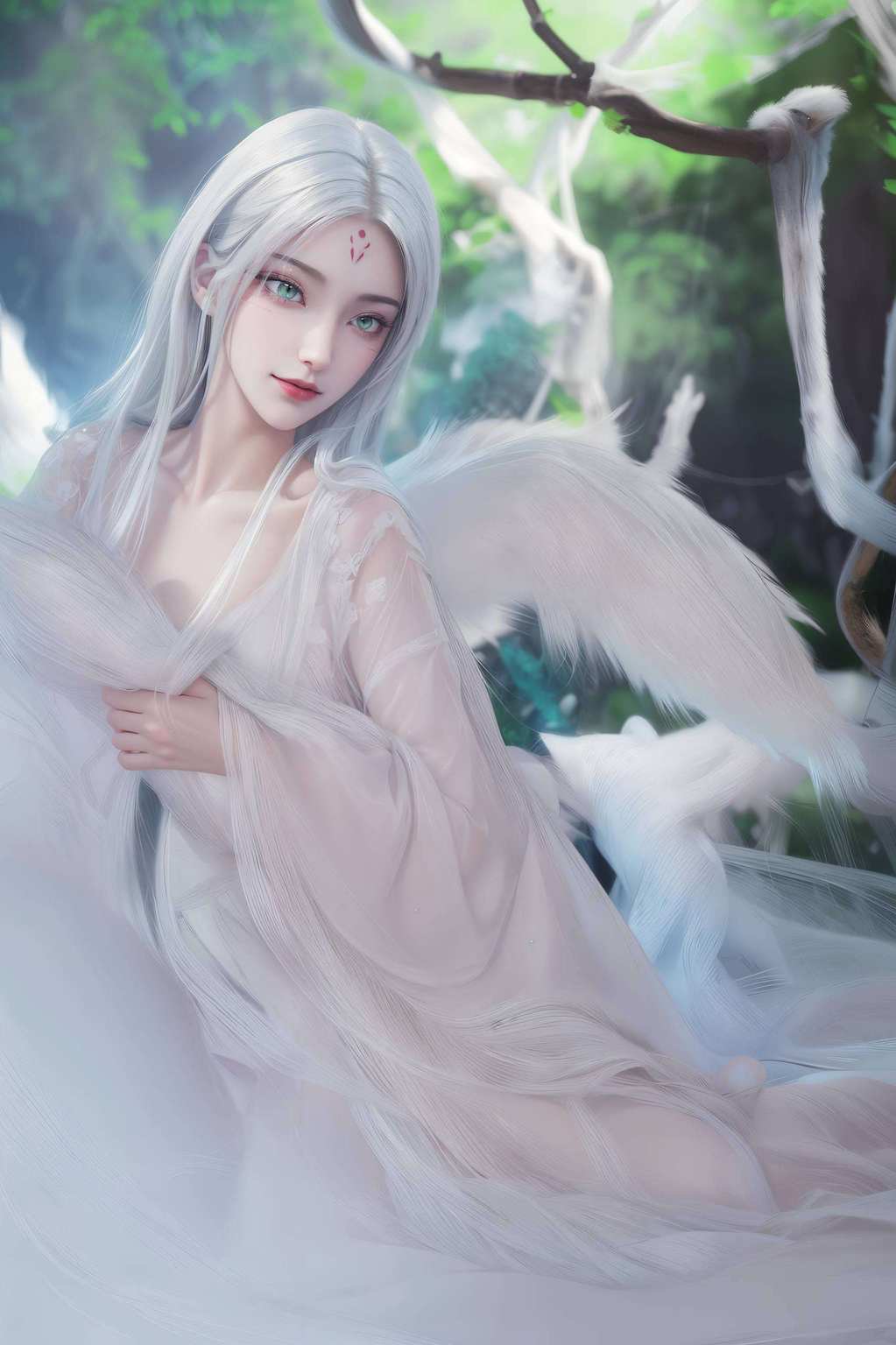 诛仙里的玄幻韵味美得耀眼！这款极简壁纸