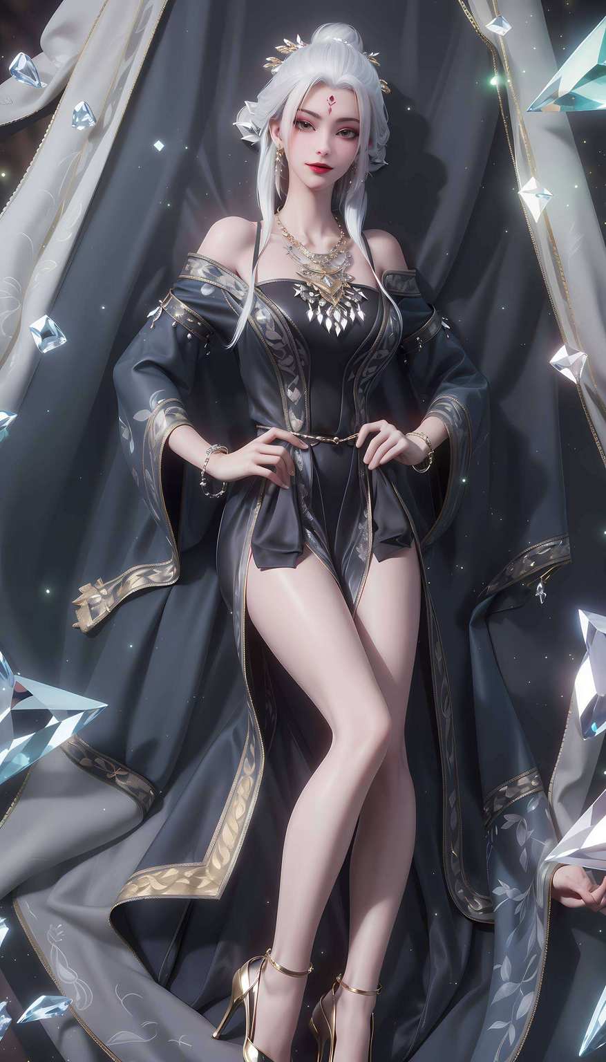 尽展女神芳华动漫壁纸