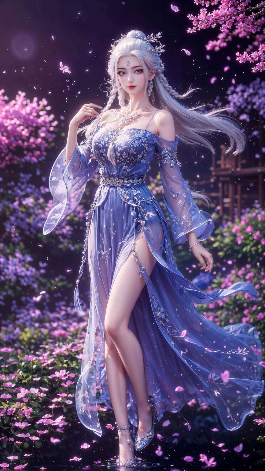 简直美得让人心跳加速！谁说国漫女神只能温柔如水？看看这小白美得让人想抱回家藏起来！哈哈