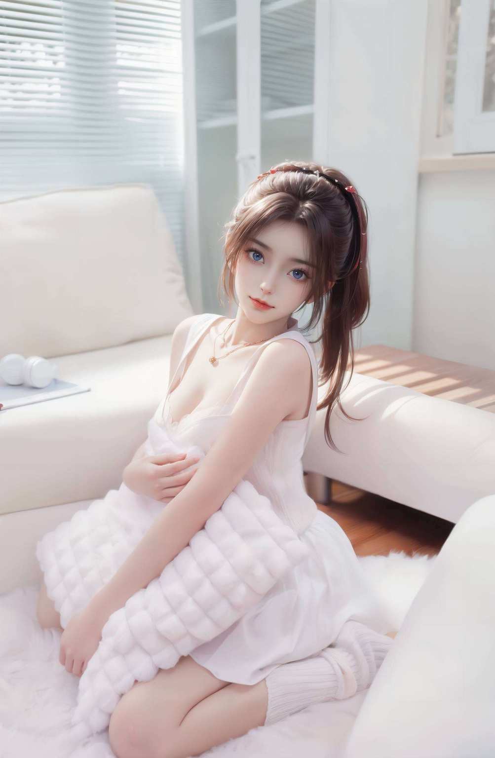 现在成了你平板上的专属小可爱新鲜出炉的国漫女神周小环壁纸大放送啦！简洁白底的背景下